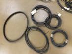 Various V-belts/drive belts - new 3