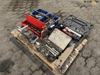 Various tools from service vehicle