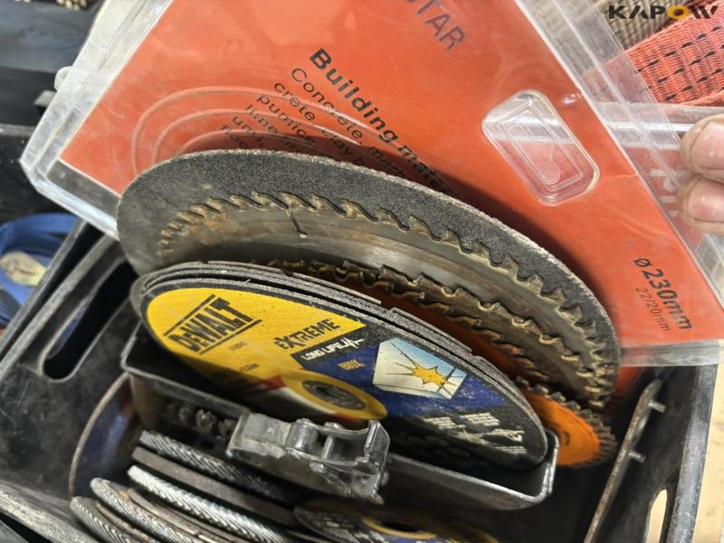 Various tools and straps 18