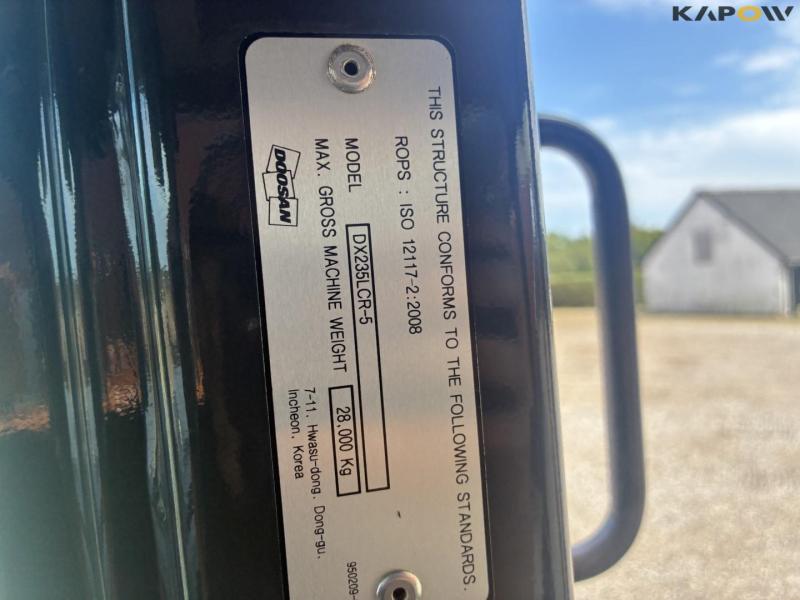 Doosan DX235LCR-5 excavator 93