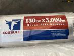 Ecobull 130cmX3000m round bale net- new 8