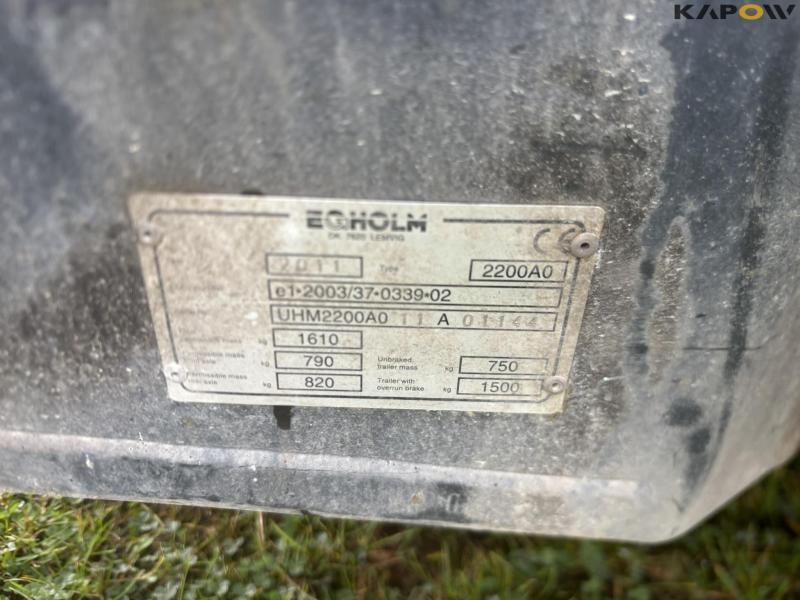 Egholm City Ranger 2200 with broom and salt spreader 26