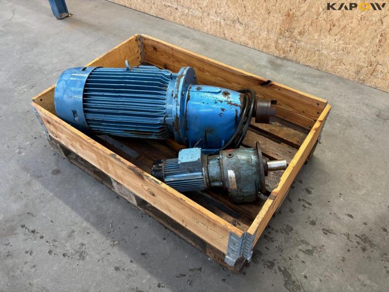 Electric motor with gearbox 1