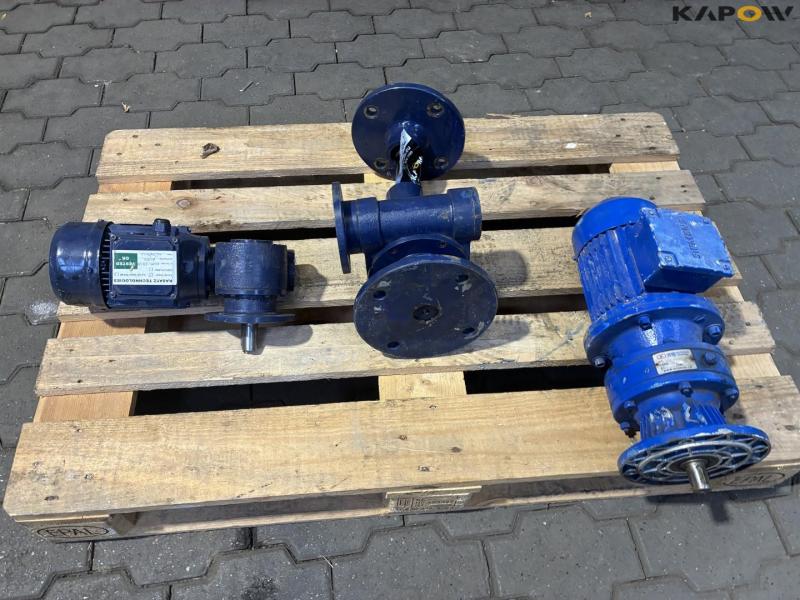Electric motor with gear - 2pcs 1