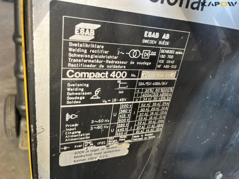 Esab Compact 400 welder 10
