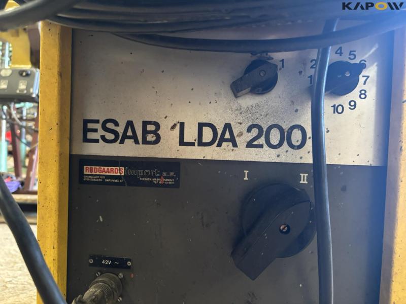 ESAB LDA 200 + A10-MEC 30 welder 8