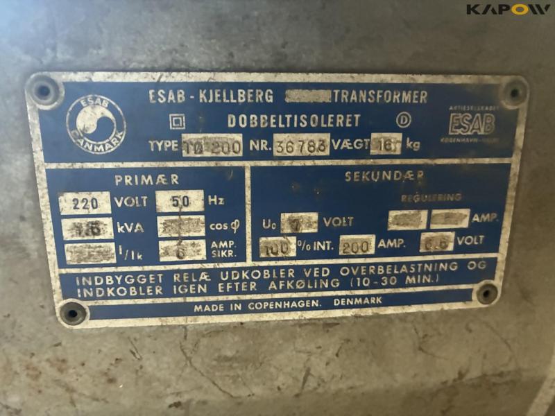 Esab TØ-200 pipe dryer 5