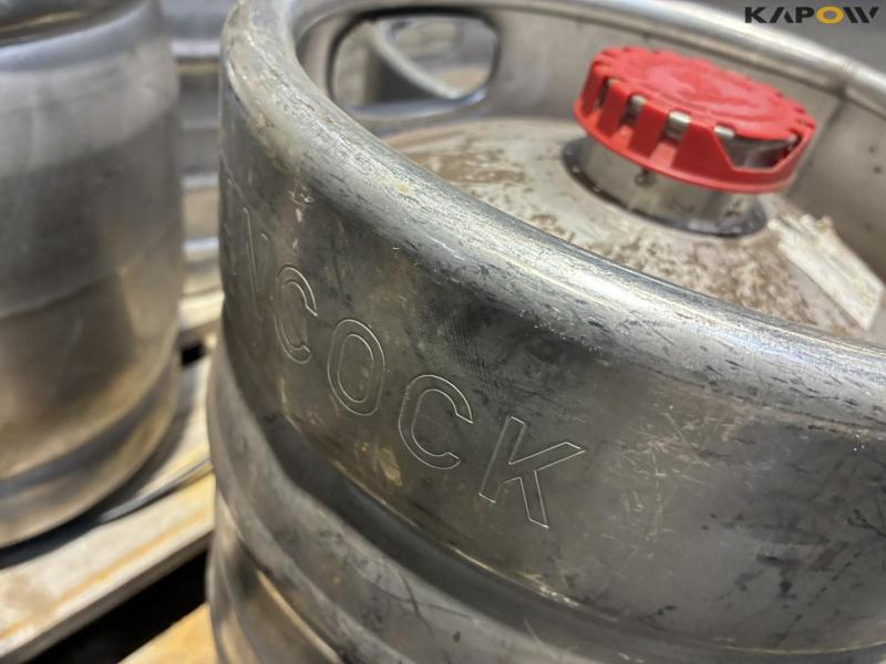 Draft beer system with kegs and carbon dioxide 42