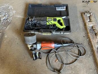 Fein grinder and Worx reciprocating saw