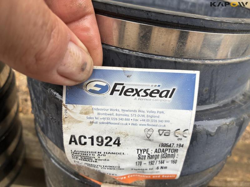 Fernco and flexseal couplings 12
