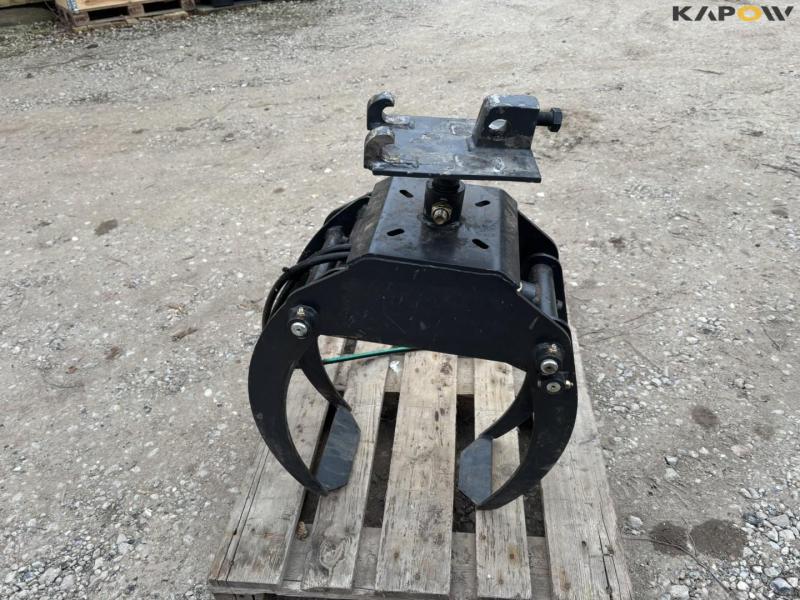 FHM ZD50 forestry grapple with mini excavator hitch 5