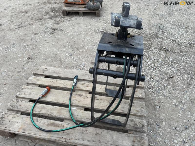 FHM ZD50 forestry grapple with mini excavator hitch 6