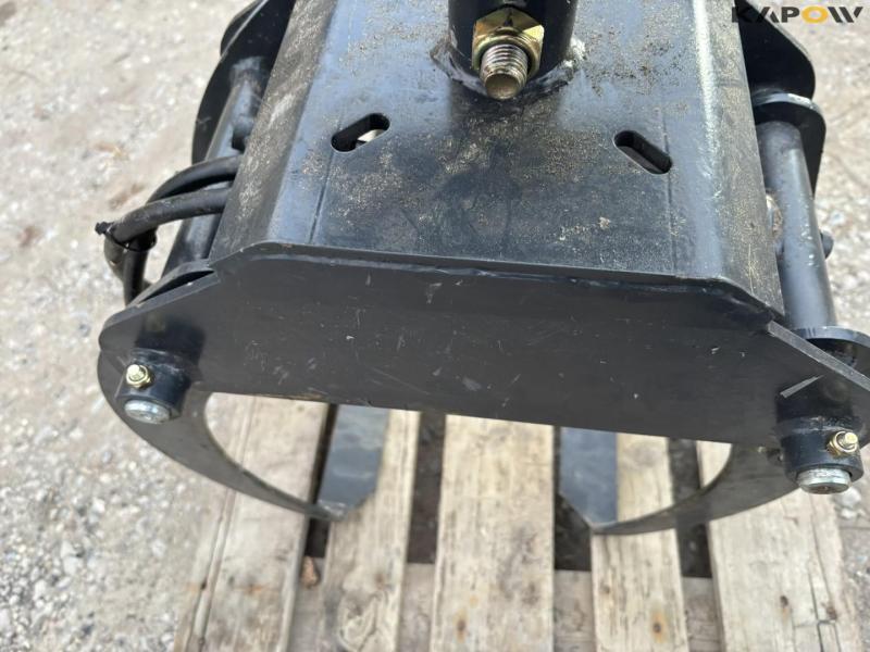 FHM ZD50 forestry grapple with mini excavator hitch 12