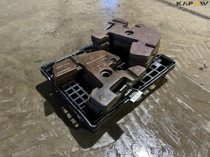 Fiat 40kg weight plates - 5 pcs. 3