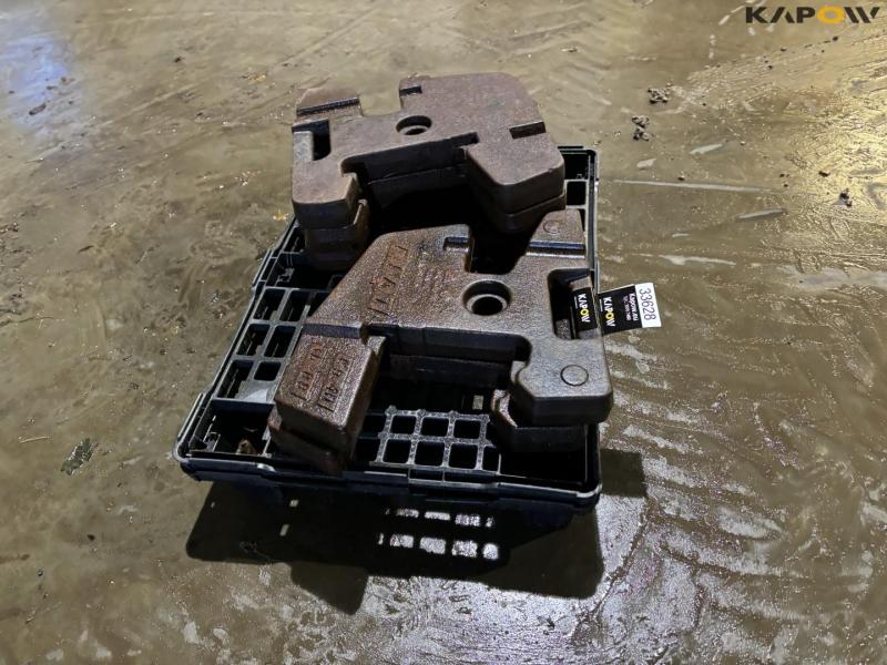 Fiat 40kg weight plates - 5 pcs. 4