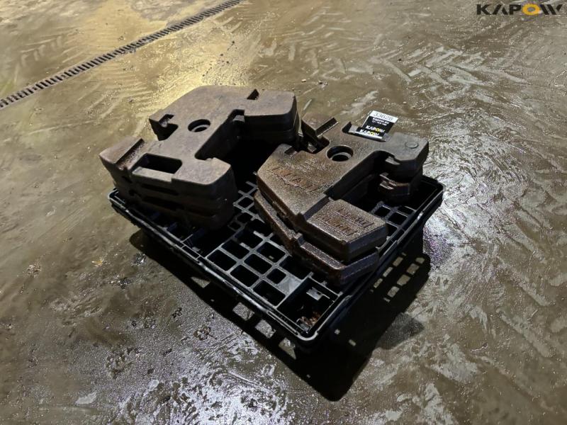 Fiat 40kg weight plates - 5 pcs. 5