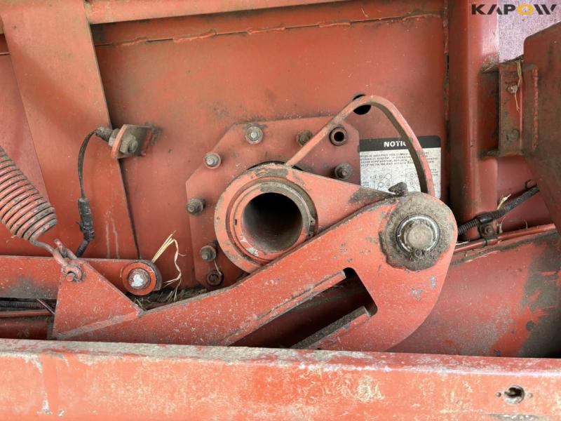 Fiatagri Hesston 4900 big square baler with bale wagon 38