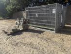 Galvanized construction site fence 1