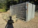 Galvanized construction site fence 1