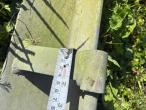 Galvanized door frame - 2 pieces 14