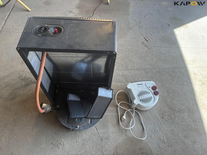 Gas oven + fan heater 3