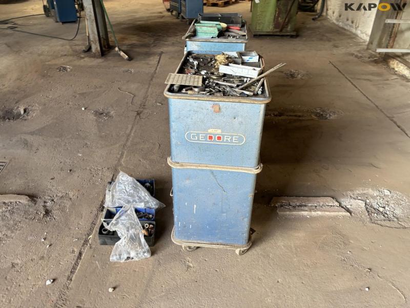 Gedore adjutant 1580 workshop trolley with contents 4