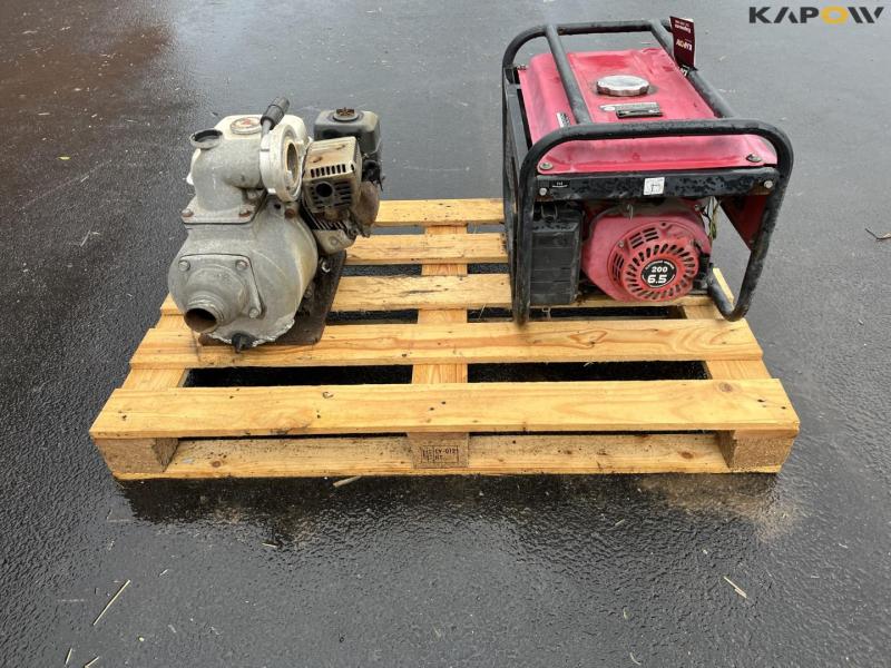 Generator and water pump 4