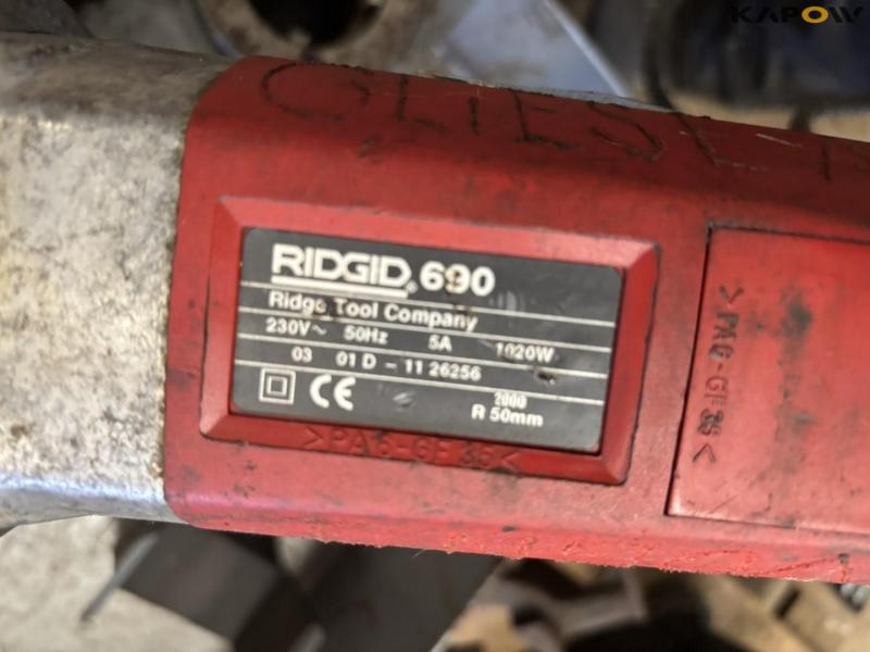Ridgid 690 thread cutting set 6