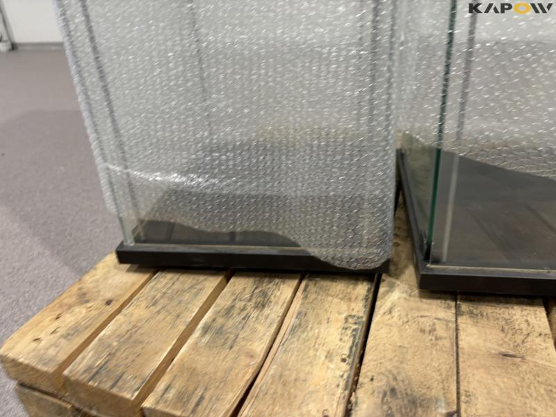 Glass display case/Vitrin 2 pcs. - new 7