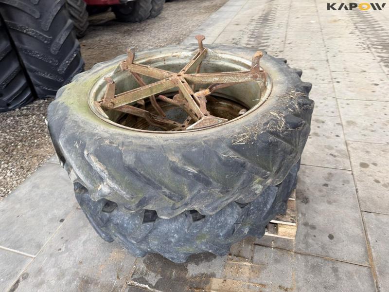 Goodyear 13.6/12-38 twin wheels 6