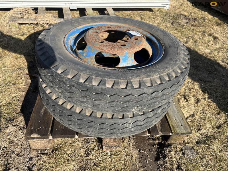 Goodyear 6.00/6.50-18 complete wheels 4