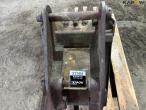 Excavator bucket with teeth 14