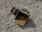 Excavator bucket and adapter 1