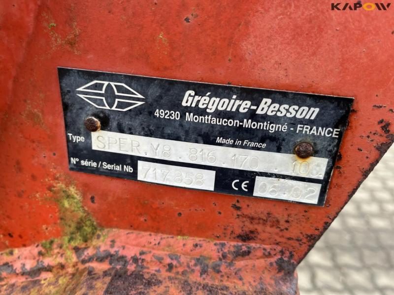 Gregoire-Besson 8 furrow reversible plough 13