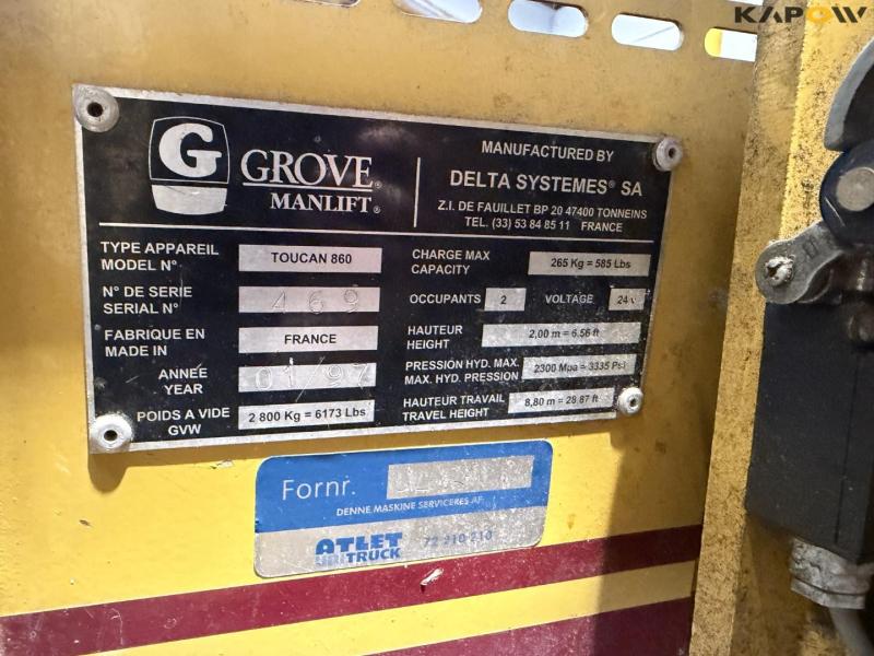 Grove manlift toucan 860 lift 33