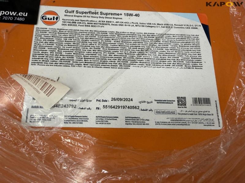 Gulf 15W-40 engine oil 7