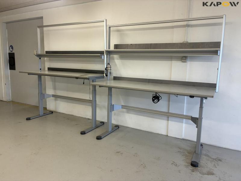 Raise and lower table with linak frame 1