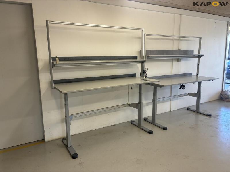 Raise and lower table with linak frame 3