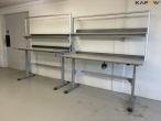 Raise and lower table with linak frame 1