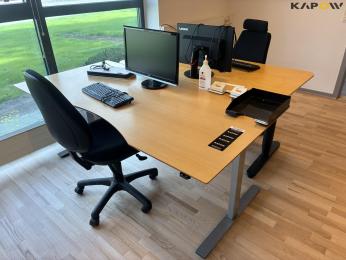 Raise and lower table with chair and... 