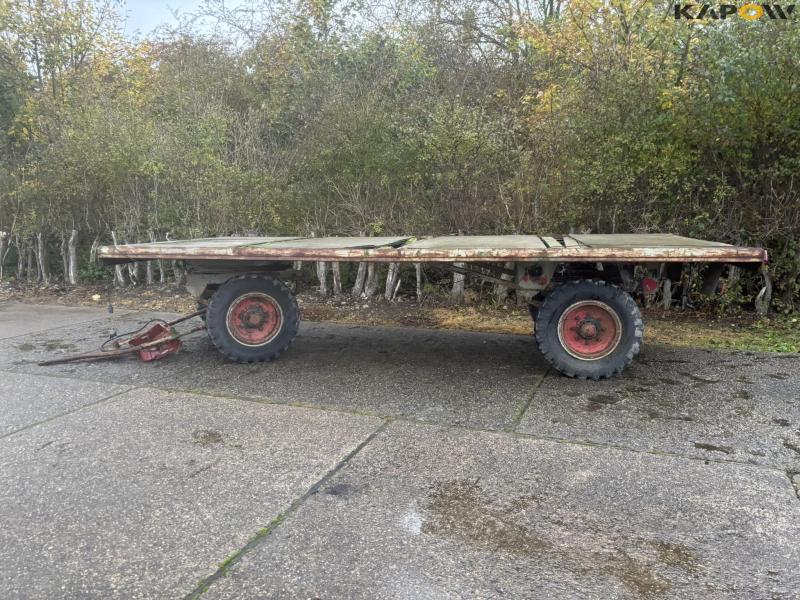 Straw/flat wagon 4 wheels 8