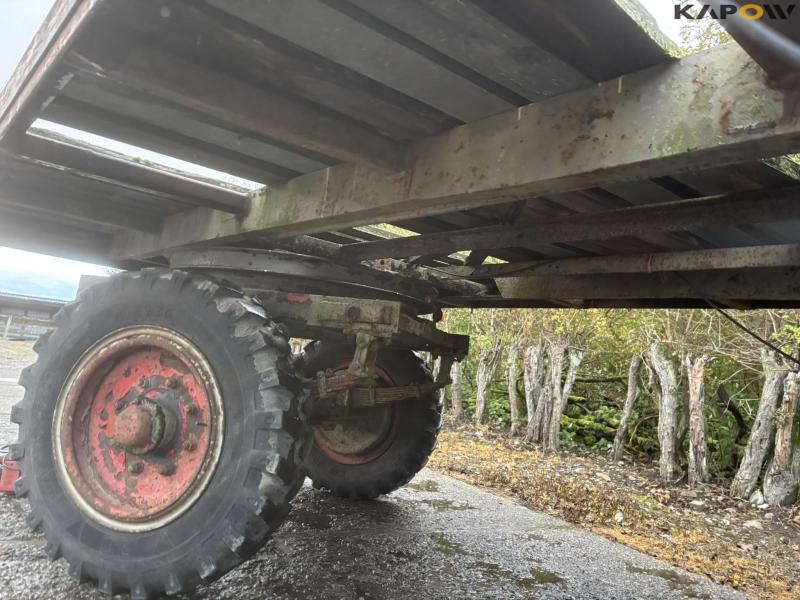 Straw/flat wagon 4 wheels 45