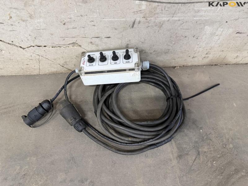 Fliegl hedge trimmer with Euro hitch 21