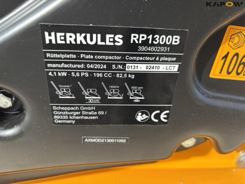 Herkules RP1300B plate vibrator - New 18