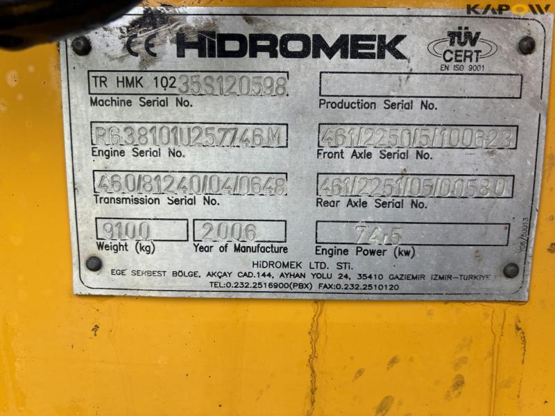 Hidromek TR HMK 102 backhoe loader 32