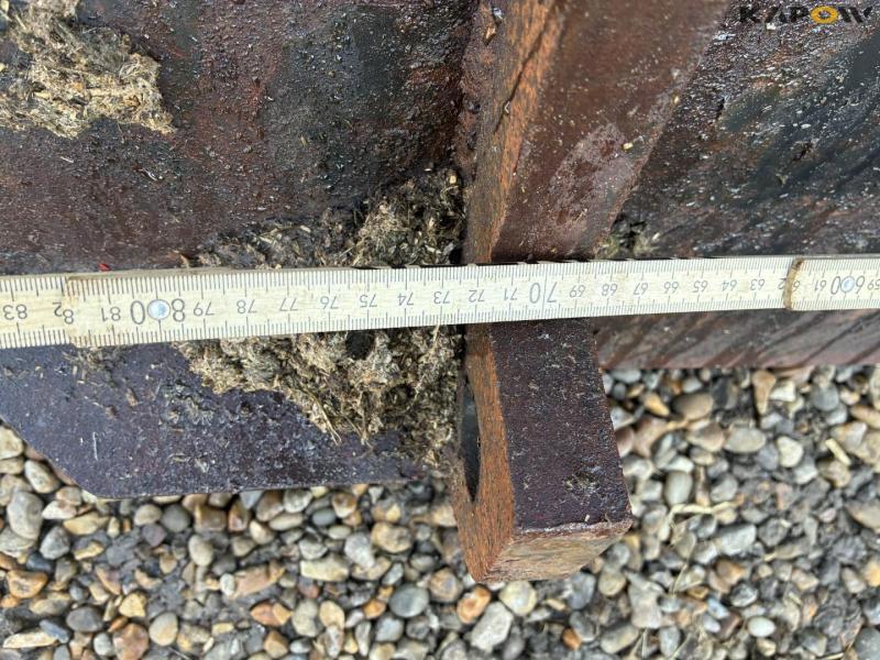 Homemade sand bed leveler 18