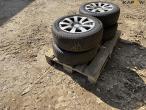 Wheels with aluminum rims 7