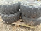 Wheels with heavy tires - 4 pcs. 8