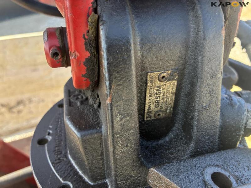 HMF 1560 K3 crane on skid steer 69