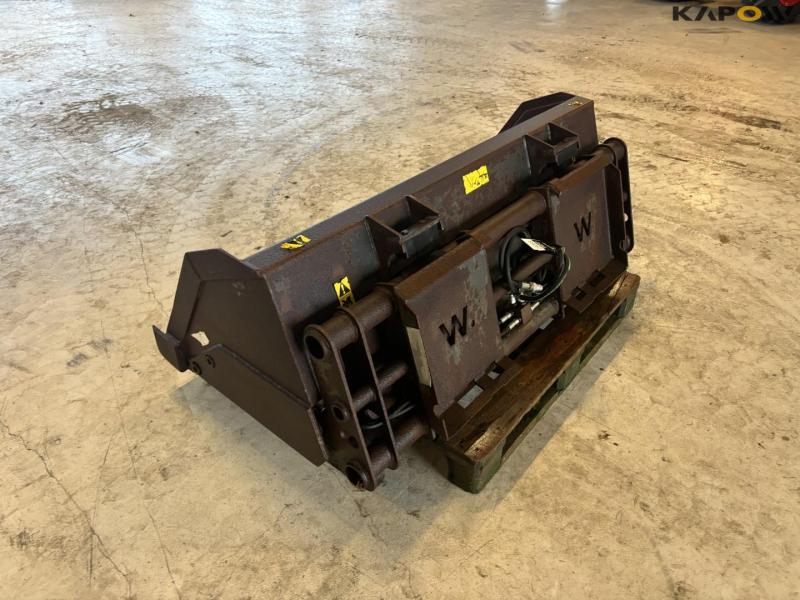 High-tip bucket with bobcat attachment 7